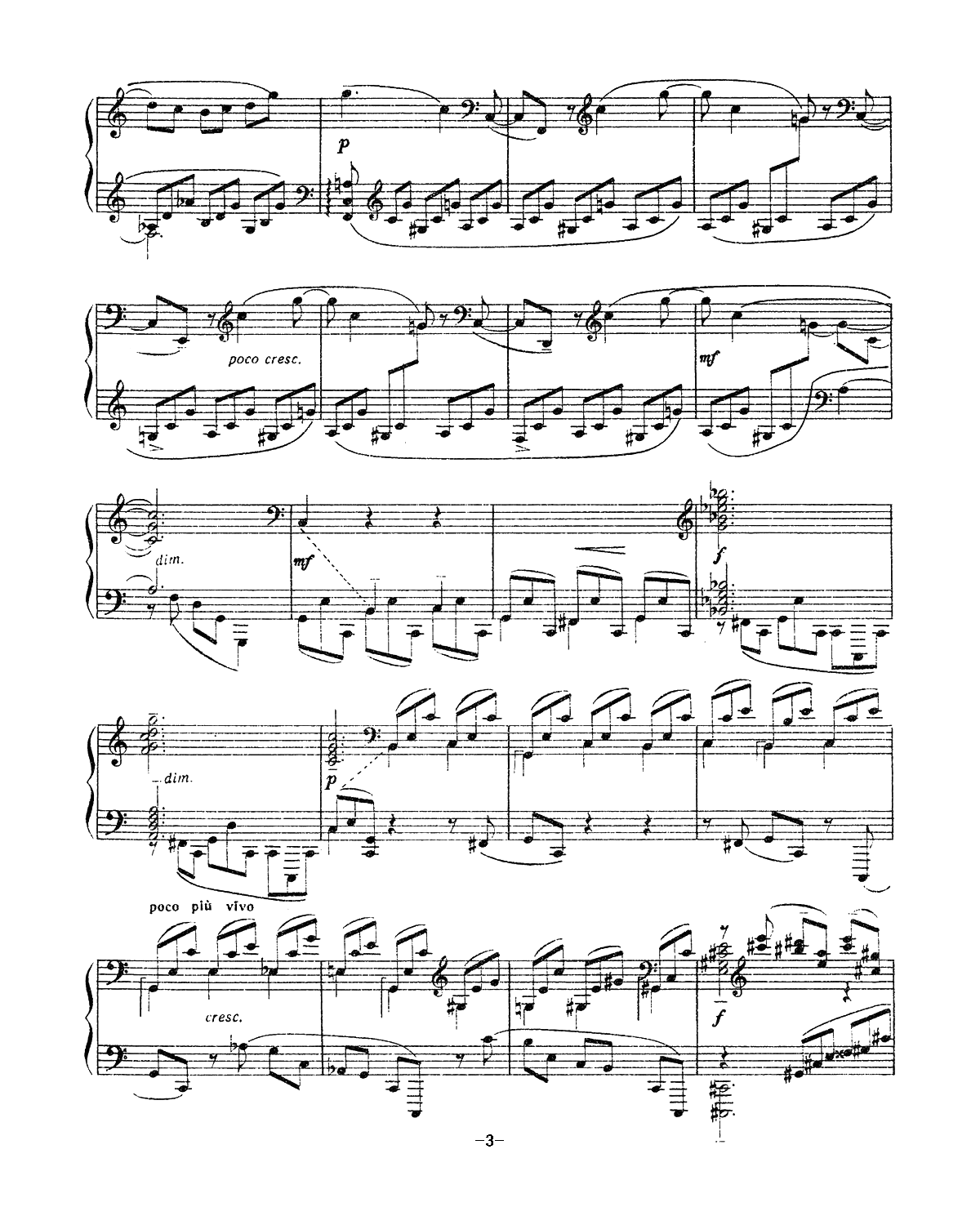 拉赫玛尼诺夫 音画练习曲10或11 Etudes tableaux Op.39 No.2钢琴谱