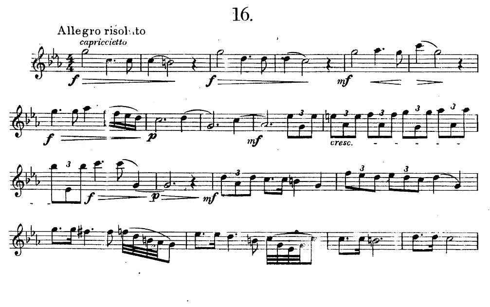 中国乐谱网——【萨克斯谱】奇特克-萨克斯练习曲之16（ETUDY PRO SAXOPHON - FR ZITRK.op.3）